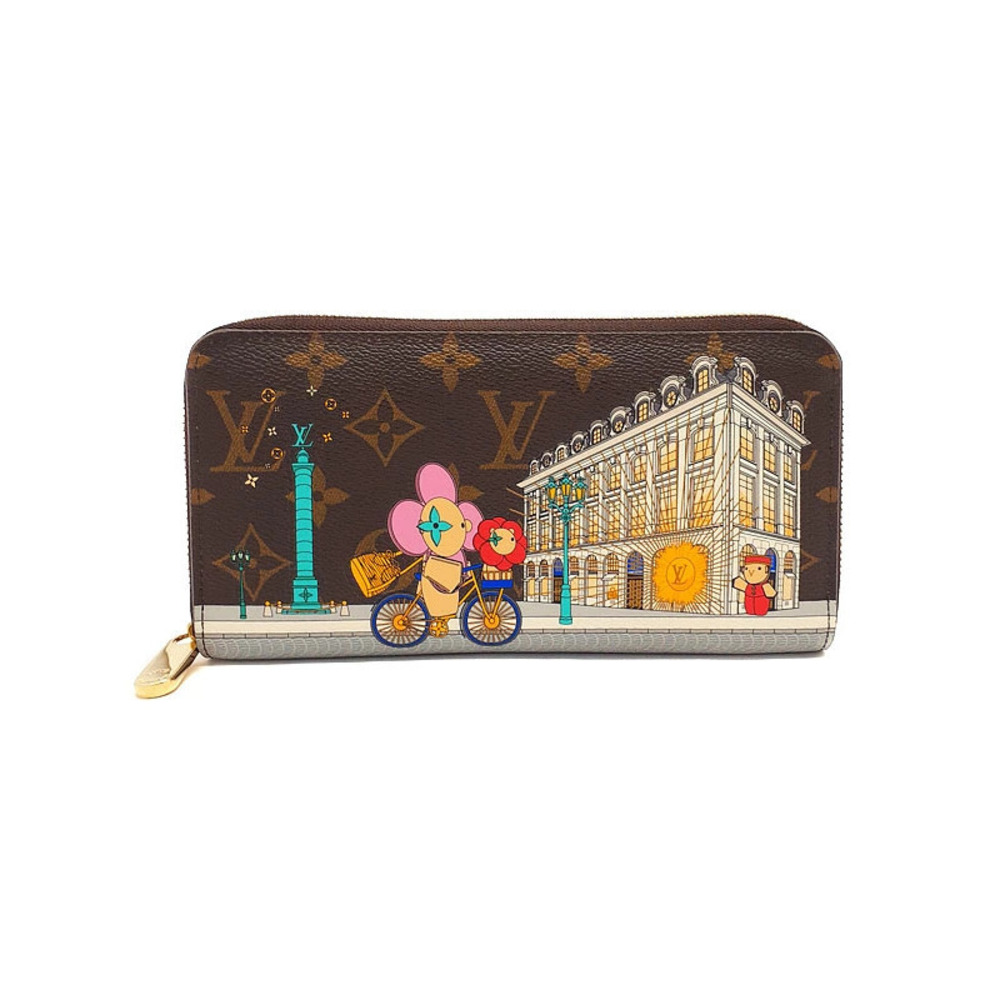 Louis Vuitton Monogram Zippy Wallet Vivienne Round Zipper Long